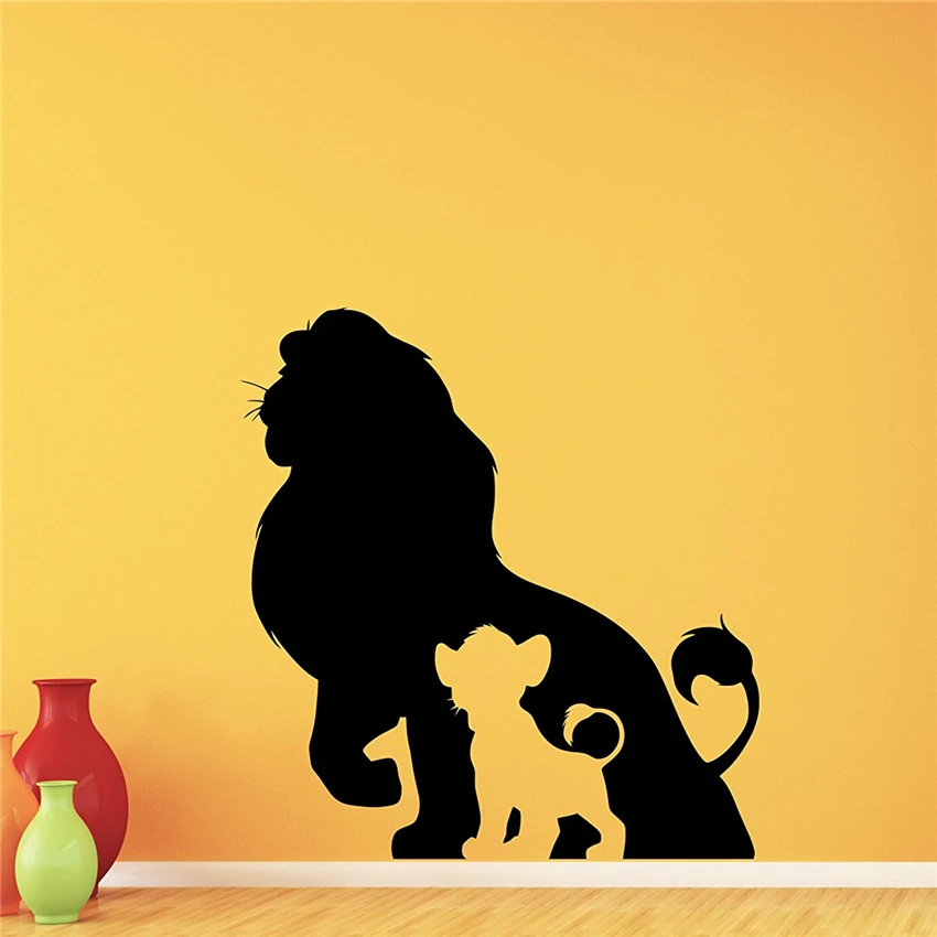 Lion King Wall Decal Cartoon Poster Vinyl Wall Sticker Kids Teen Boy