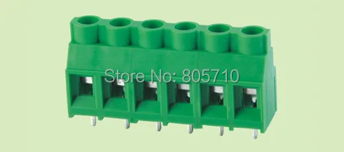 7620 7. 62 2p 300 В/30A 22 10AWG стандартная 7 мм Шаг 2P PCB винтовая Клеммная колодка|terminal block|30a