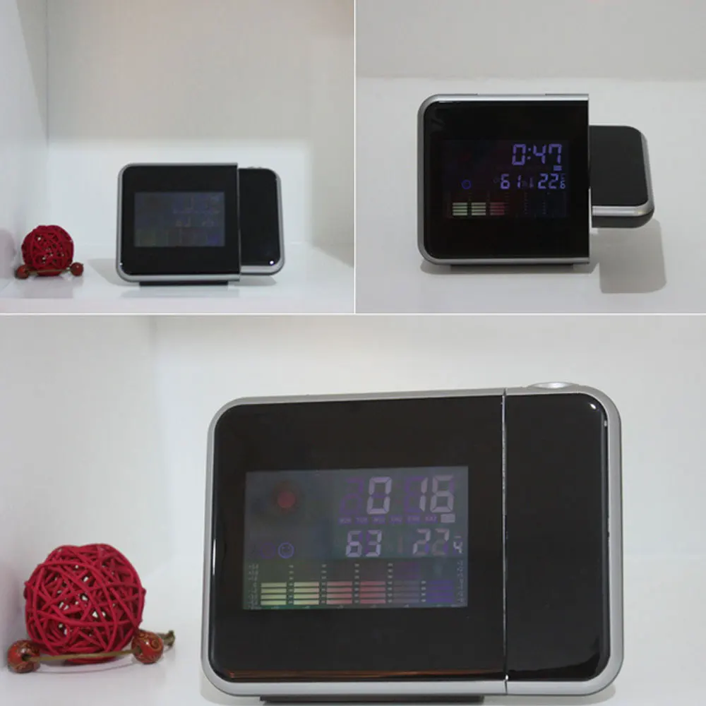 Короткие современные светодиодный мультфифункциональные часы календарь электронные настольные цифровые настольные часы домашний декор