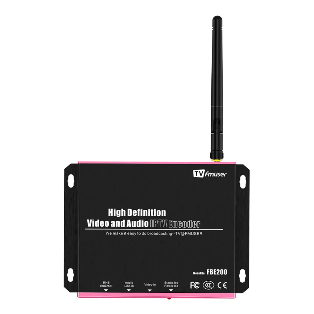 FMUSER FBE200-H.265wifi H.265 H.264 RTMP HDMI кодер IPTV H264 с HLS HTTP RTSP UDP просмотр в режиме реального