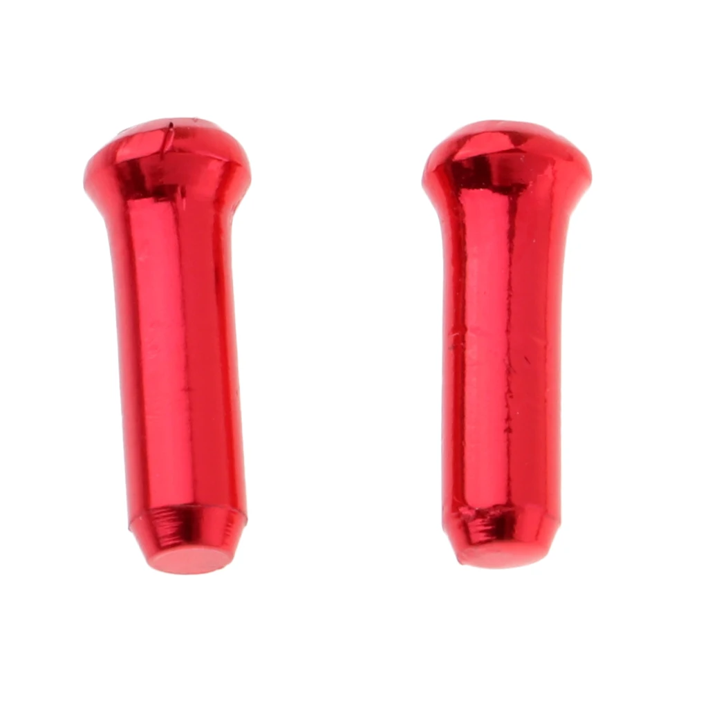 Pack of 500 Brake Cable Tips Alloy Wire End Crimps Length 11mm Road Mountain Bicycle Bike Brake Tips Shifter Bike Cable End Caps