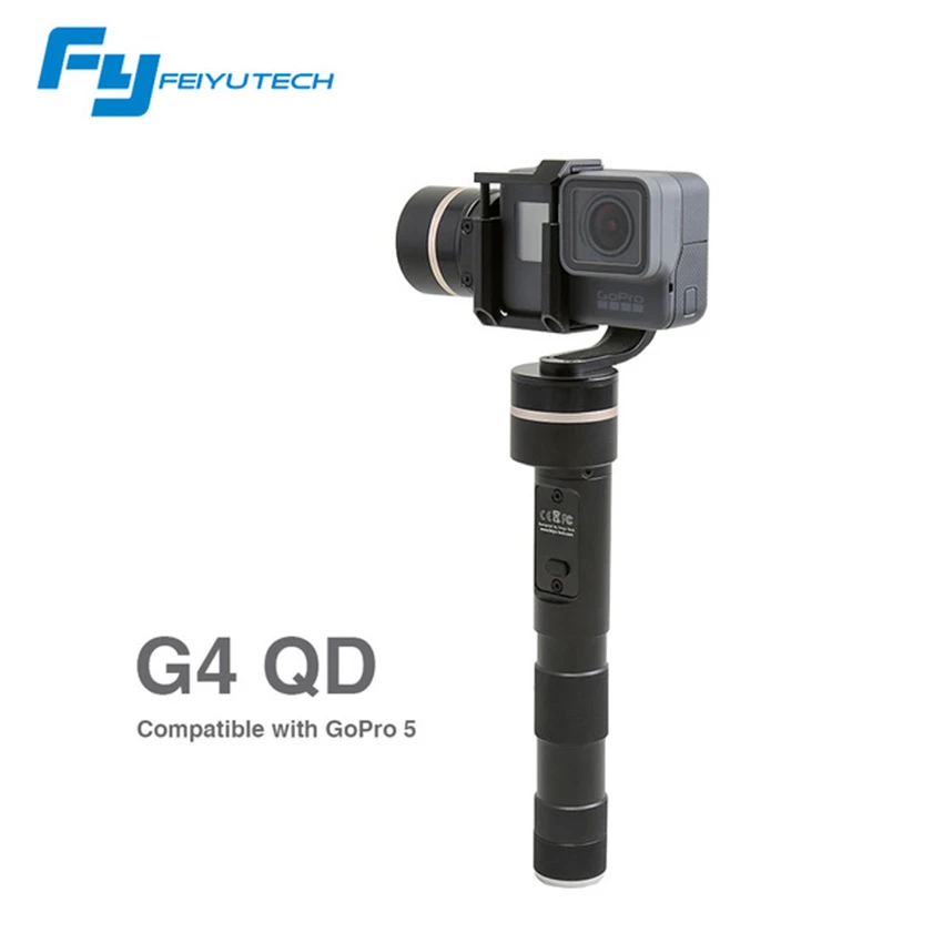 

Feiyu Tech FY-G4 QD 3 Axis Brushless Gimbal For Gopro camera Handheld Stabilizer