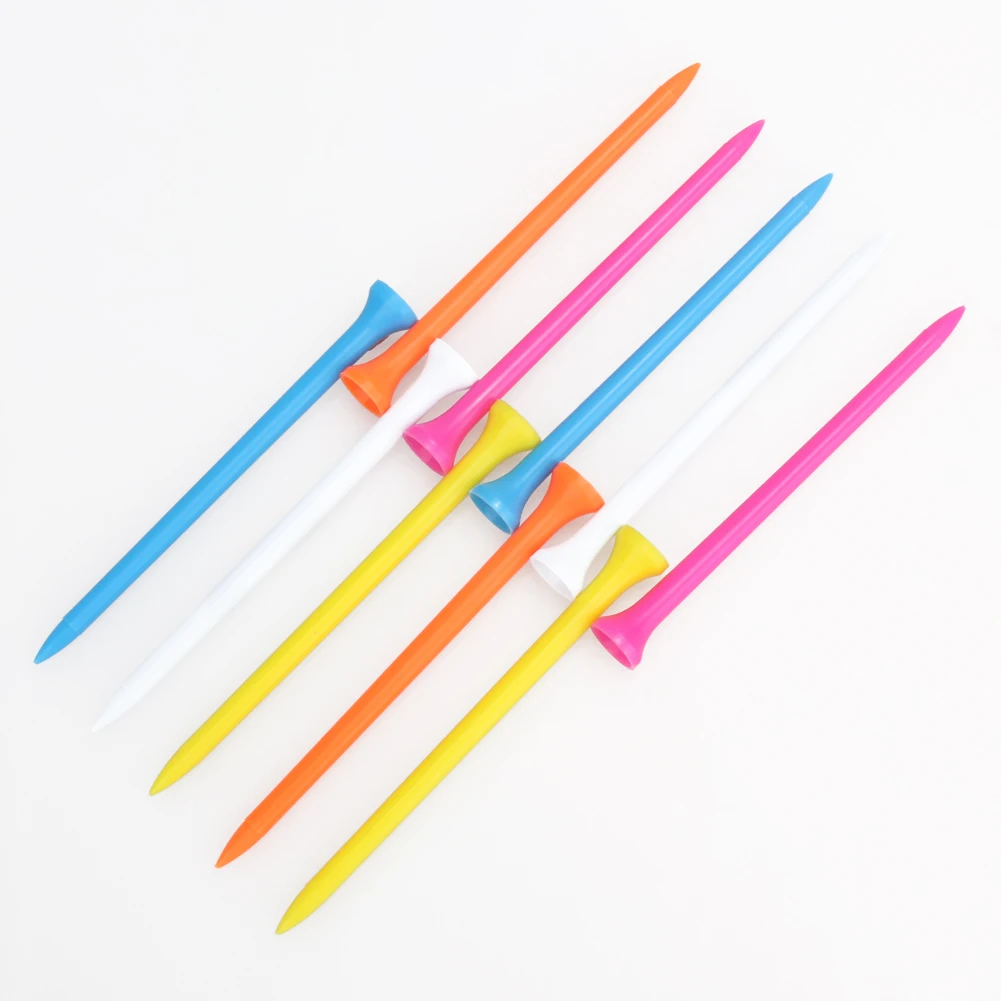 100 шт. пластиковые подставки для мячей гольфа мм|plastic golf tees|golf teescolored tees |