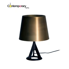 Британский промышленный чугунные базы полированная латунь тени настольной лампы для спальни гостиной жилых и коммерческих помещений