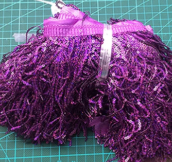 Новое поступление 15 см ширина Лазерная Sequined Fringe отделка кружевом для DIY Швейные Латинской платье костюмы 10 метров в серию - Цвет: 16