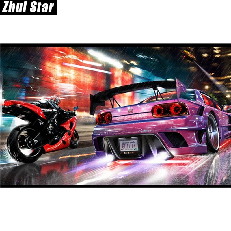 New Full Square Diamond 5D DIY Diamond Painting "Sports