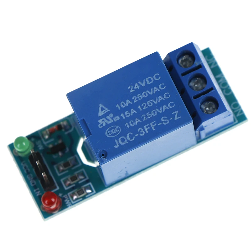 1 канал релейный модуль 24В доски щит для Arduino с опора оптопары высокий и низкий