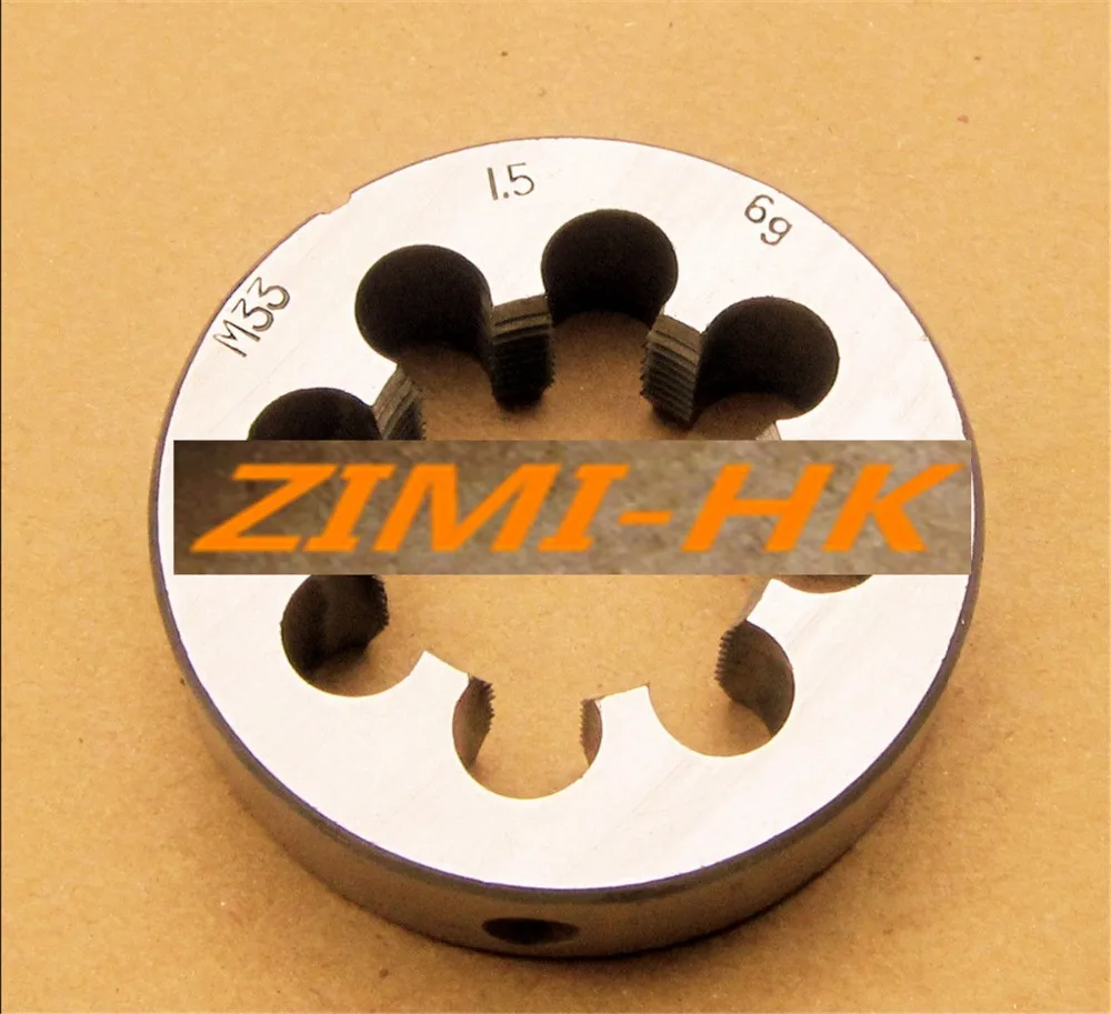 1pcs Metric Right Hand Die M33X1.5 mm Dies Threading Tools 33mm X 1.5mm