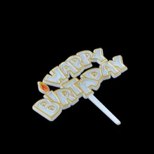 BAKEST 100 шт. в партии Английский алфавит торт ко дню рождения вставлена карта Кондитерские украшения Инструменты