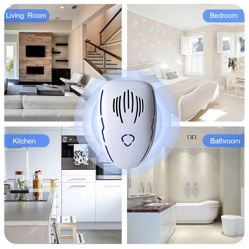 

Pest Control Ultrasonic Electronic Pest Mosquito Repeller Anti Rodent Insect Repellent Mouse Cockroach Dropship Pest Reject