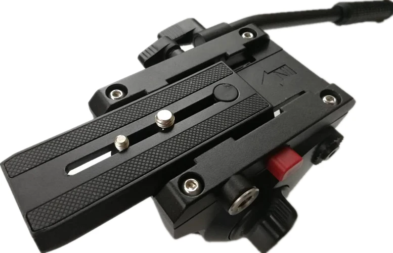 Camera Hydraulic Tripod Head Damping Tripod Head Slide PTZ 3D Track PTZ
