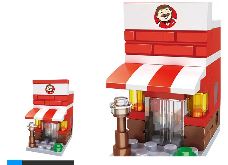 City Mini Street 3D Model legoe (2)