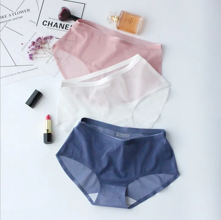 

Hot women sexy Mesh transparent see through panties seamless underwear Ladies Girl Pink Lace briefs lTanga Thong G String Femme