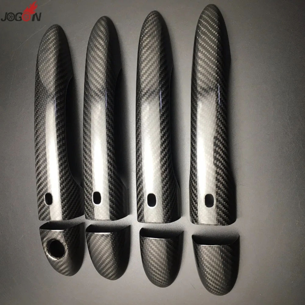 Карбон волокно дверные ручки крышки Накладка для Maserati Quattroporte S Q4 GTS 2013- 8 шт