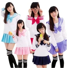 Japonés coreano Escuela Unifrom Niñas Papel Cosplay Disfraces Cosplay envío gratis