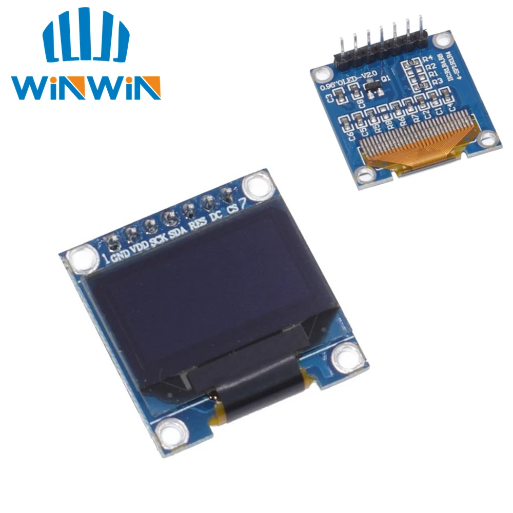 0,9" O светодиодный дисплей модуль SPI/IIC I2C белый/синий/желтый/синий/0,96 дюймов O светодиодный модуль 128X64 O светодиодный ЖК-дисплей светодиодный Дисплей модуль для ARDUINO
