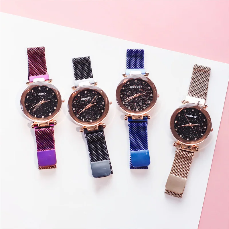 

Starry Sky Watch For Ladies 2018 New Luxury Women Bracelet Watch Fashion Magnetic Waterproof Female Wristwatch relogio feminino