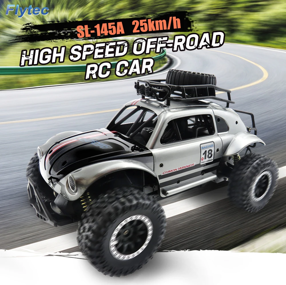 

Flytec SL-145A 1:14 RC Car Rock Crawler RC Buggy 2.4G 2WD 25KM/h RC Off-road Cars Toys for Children kids