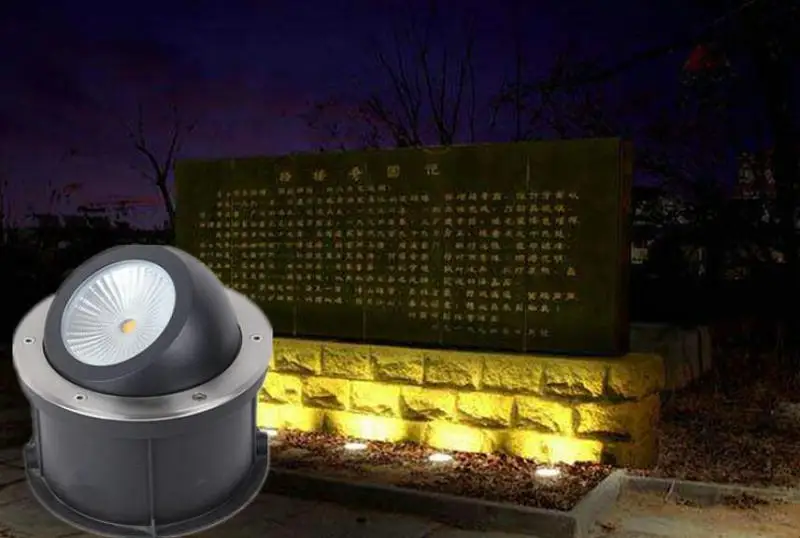 Lâmpada de Assoalho ao ar à Prova d' Água Subterrânea Enterrado Luz Caminho Garden Chão Livre Quintal Paisagem Lâmpada 12 w 20 Led 15 Garden Chão Lâmpada de Assoalho Ao Ar