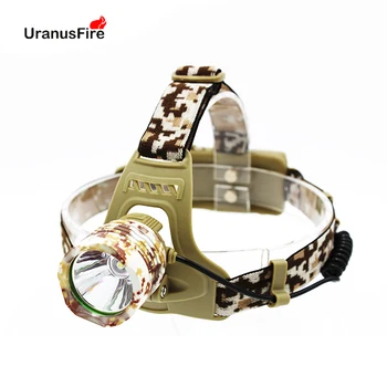 

1000 Lumens XM-L T6 LED Camouflage Headlamp Headlight Head Flashlight Camping Fishing Lamp Light 2x 18650 Battery Car Charger