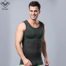 Wechery Shapers футболка для мужчин для похудения рубашки мальчиков живота нижнее бельё девочек корсет качество топы корректирующи