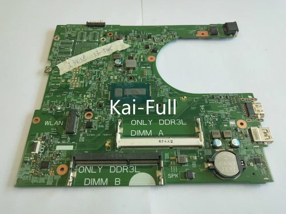 

Kai-Full PFT7H 0PFT7H CN-0PFT7H For Dell 3458 Motherboard with I3-5005U 2GHz ALL FUNCTIONS TESTED