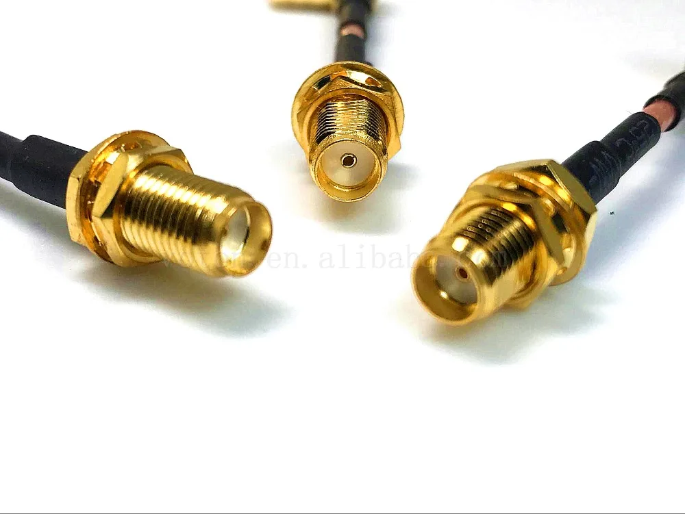 SMA female BH to SMB female right angle with RG316 cable3