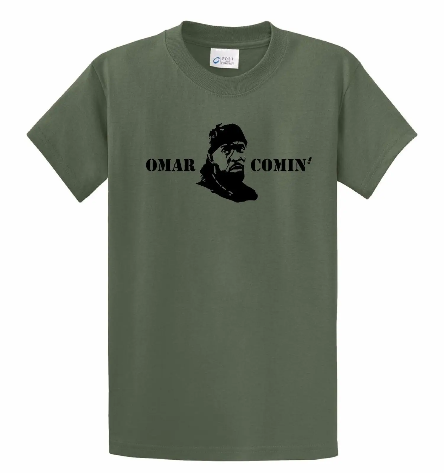 Omar Comin' Little Logo The Wire футболка Гангстер на заказ городская улица-Wear 2019 модная 100%