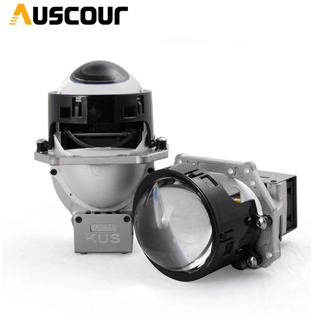 

3.0 inch Bi LED Projector Lens LHD High and Low Beam Auto Headlamp Light bulb Retrofit upgrade universal fast bright car styling