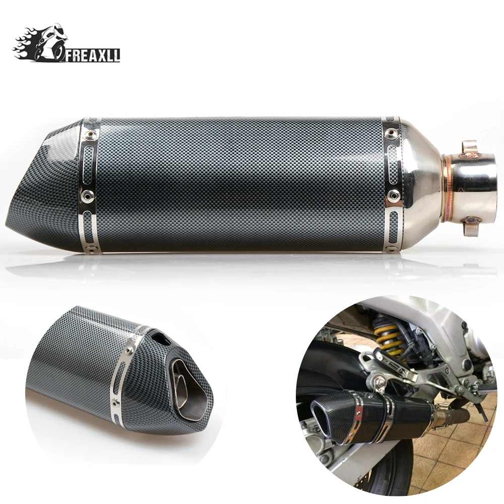 36-51 Millimetri Universale Tubo Di Scarico Moto Marmitta Fuga Slip-On Tubo Fit Motore Pit Bike Per Yamaha Tmax 500 Xmax 300 Suzuki Gsr