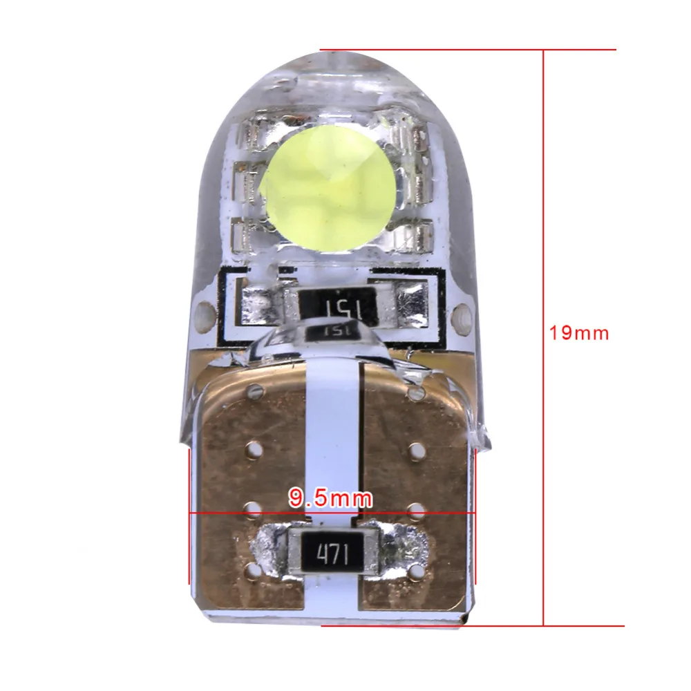 12 В t10 5050 Smd Led Canbus w5w Высокая Мощность 6000k водонепроницаемый красный без