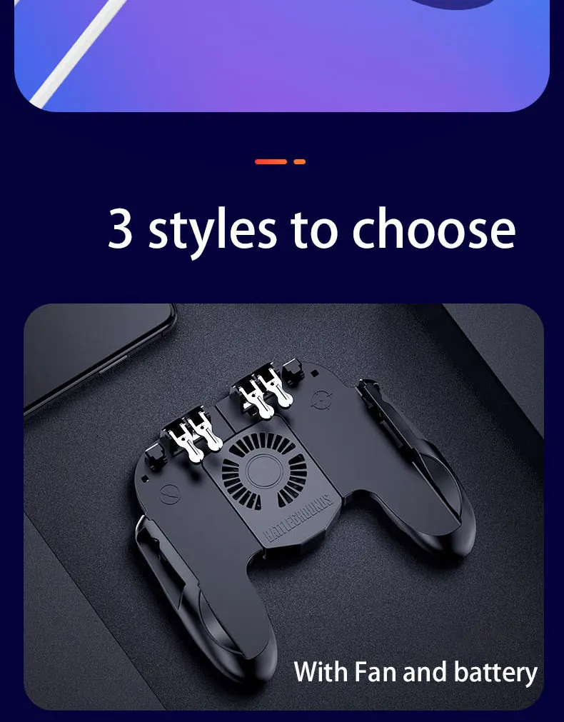 Тепловыделение геймпад для PUBG мобильный контроллер игровой консоли для Android IOS джойстик Handjoy Joypad геймпад для iPhone