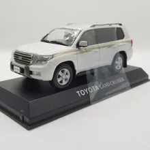 1:43 литая модель для Toyota Land Cruiser 200 LC200 белый внедорожник игрушечный автомобиль миниатюрная Коллекция подарков