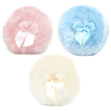 Профессиональная бабочка детская Косметическая ворсинок Порошковая губка для Talcum косметическая пудра для макияжа плюшевая пуховка для пудры