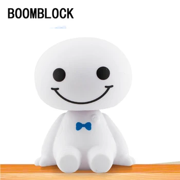 

BOOMBLOCK 3D Happy Car Seated Ornament Doll Decoration For Mercedes W204 W210 AMG Benz Bmw E36 E90 E60 Fiat 500 Volvo S80