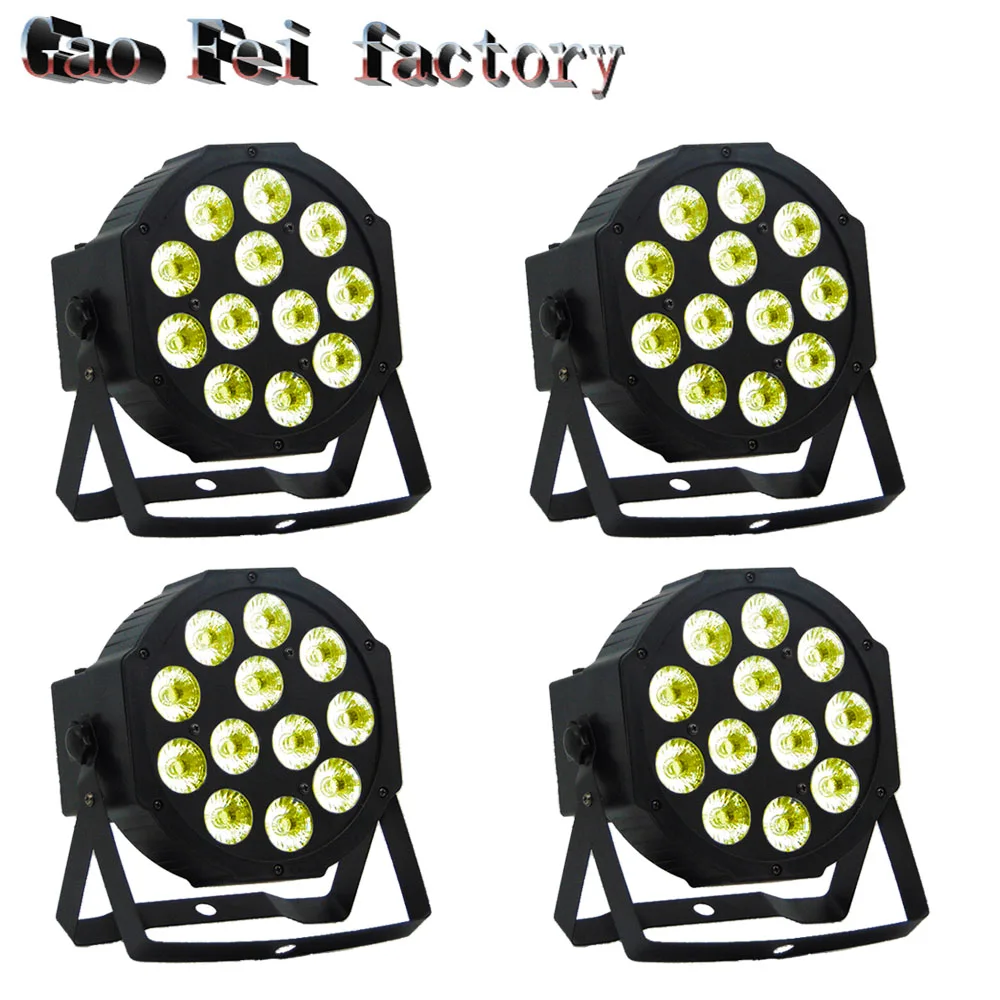 

4pcs/lot CREE LED Par 12x12W RGBW 4IN1 LED Luxury DMX 4/8 Channels Par Lights