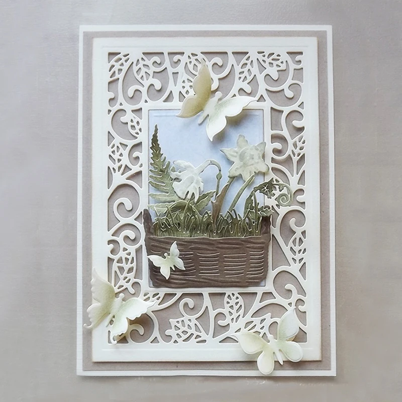 

Multi Rectangle Metal Cutting Dies Lace Frame Die Cut For Scrapbooking DIY Cards Album Decoration Embossing Craft Dies