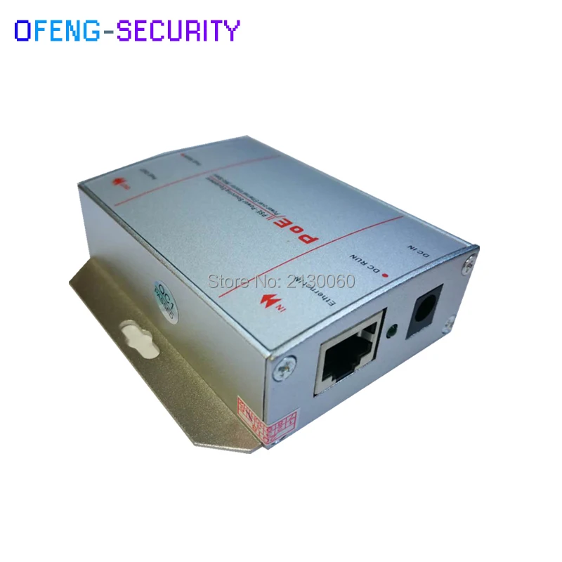 Стандартный инжектор POE IEEE802.3af/at 2 порта Gigabit RJ45 Однопортовый гигабитный Инжектор