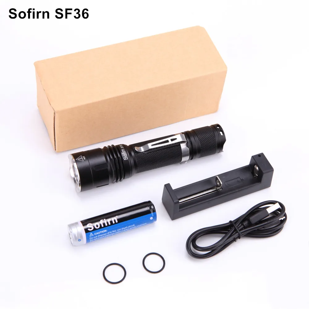 

Sofirn SF36 Kit Powerful LED Flashlight 18650 Cree XPL2 Lantern LED High Intensity LED Lamp light Tactical 5 Modes Camping Torch