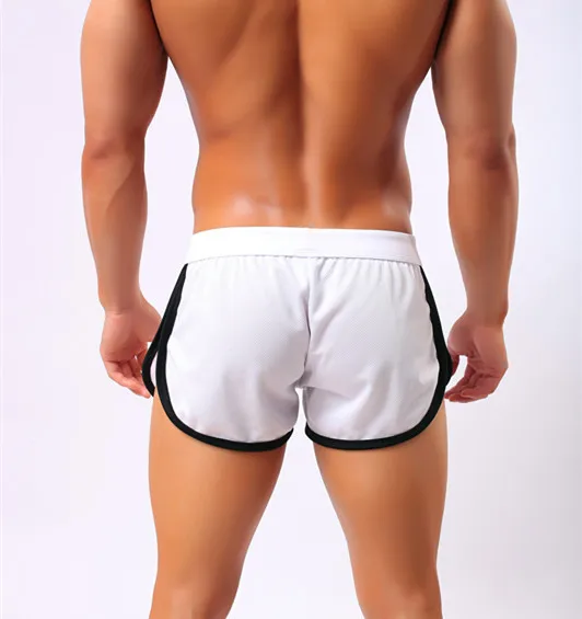 Swimwear Men Briefs Sexy Quick Dry Loose Mesh Shorts For Summer Beach & Home Gym Wear Boxer Briefs Swimming Trunks Sport Shorts  (15)