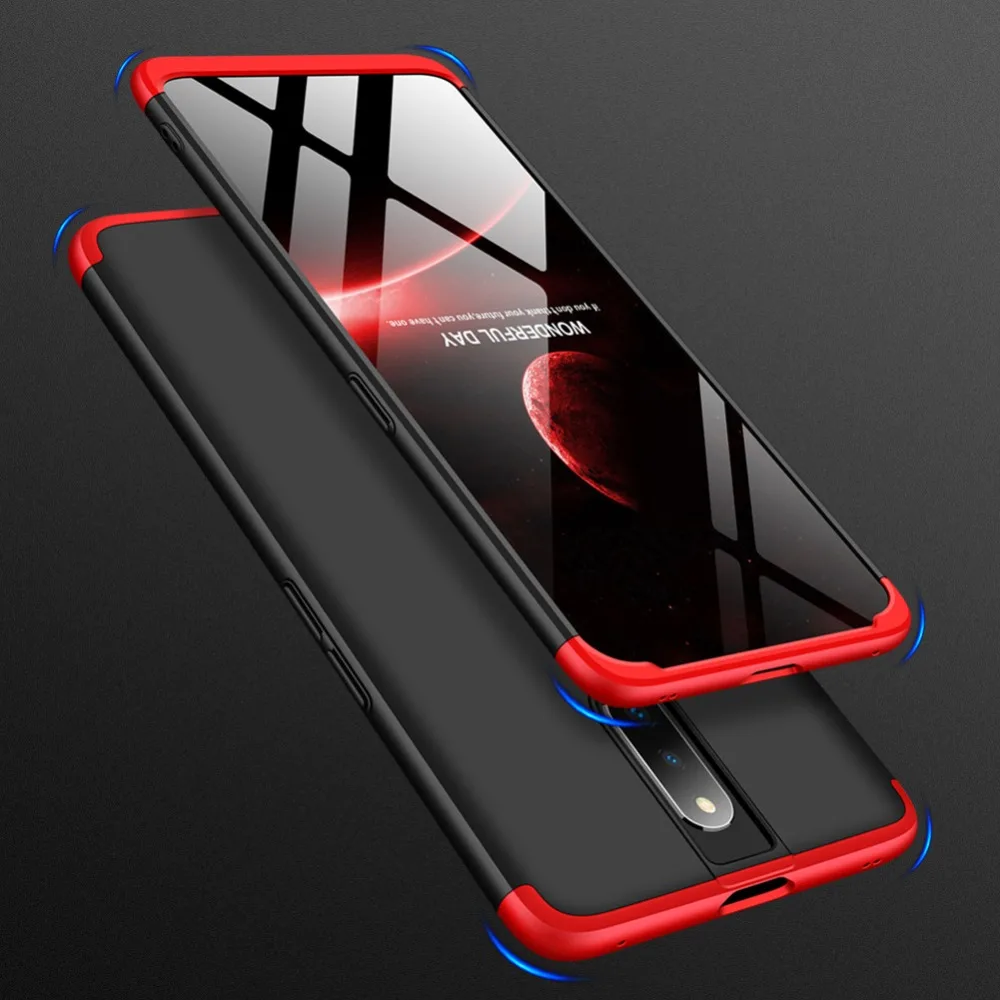 360 Full Protection Case For OPPO f11 Pro f11Pro Coque Luxury 3 in 1 Hard PC Shockproof Back Cover |