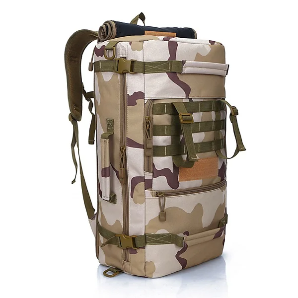 50л военный тактический рюкзак, походные сумки, сумка для альпинизма, мужской походный рюкзак, рюкзак для путешествий N329 - Цвет: SSMC