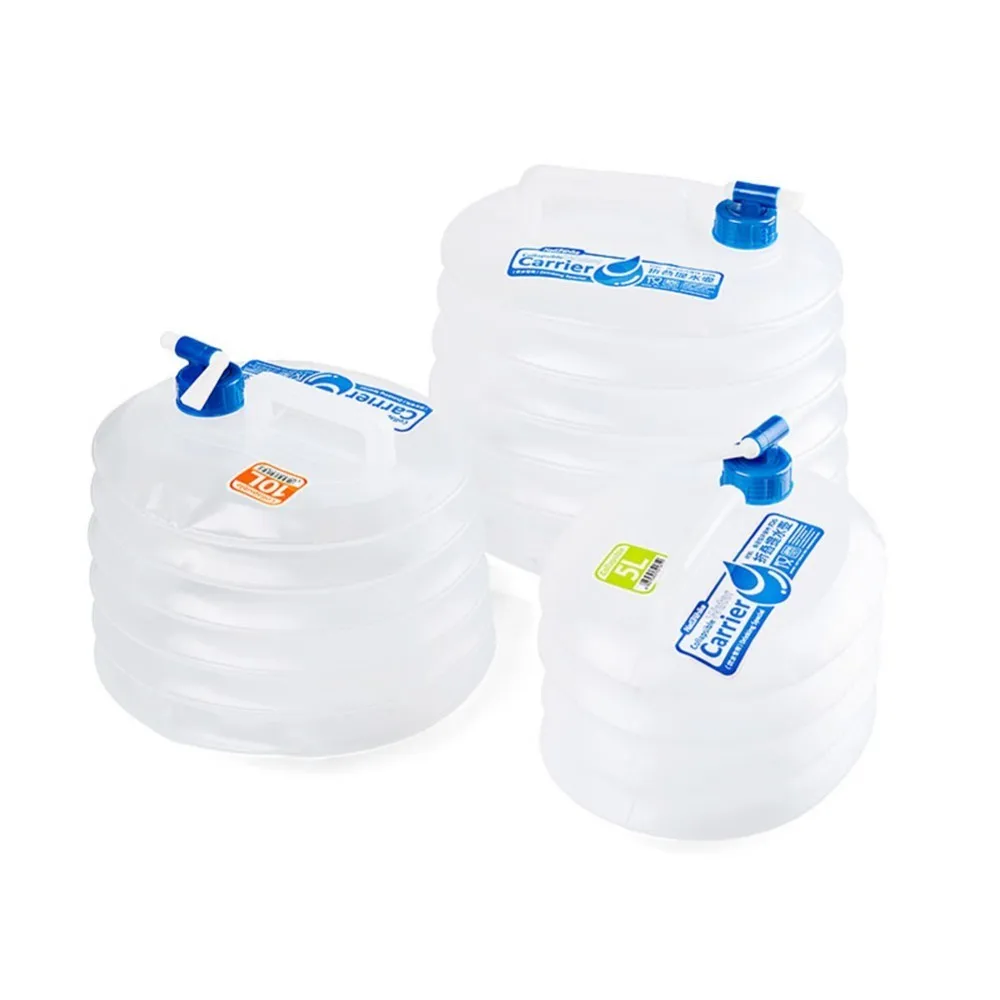 5L/10L/15L складное ведро для воды на открытом воздухе для кемпинга, портативная мягкая колба, контейнер для воды, сумка для хранения, резервуар для воды с краном