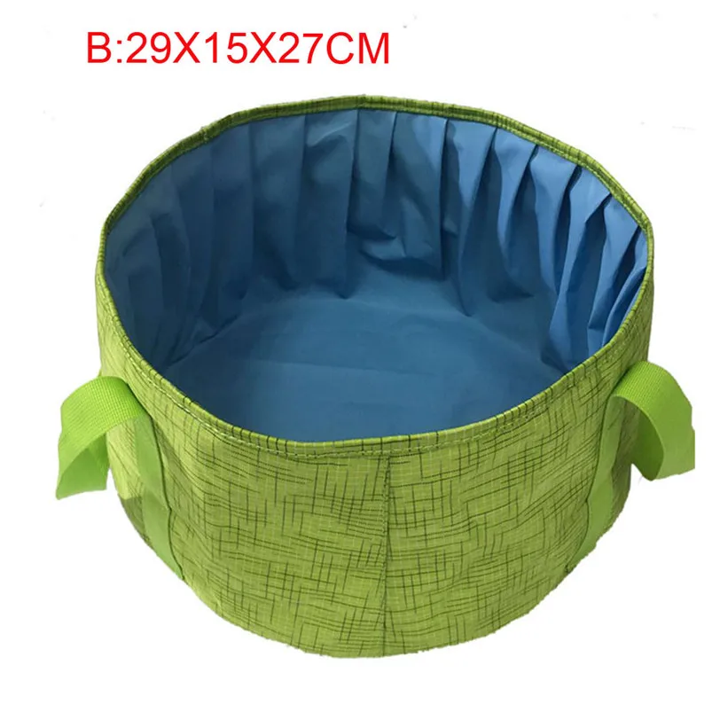 Multifunctional Collapsible Portable Travel Outdoor Wash Basin Folding Bucket Camping Hiking Home Decoration 40AP0106