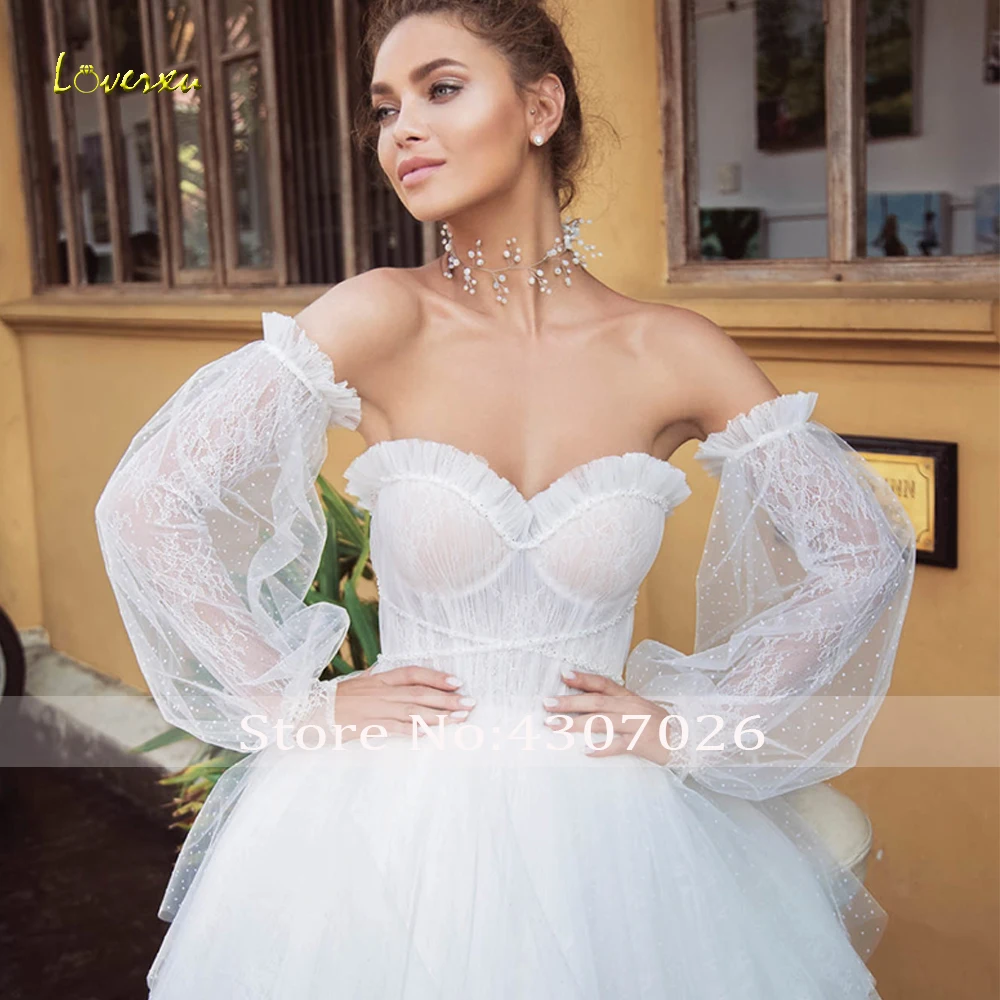 Loverxu Гламурное милое бальное платье свадебное платье джинсовое без рукавов с открытой спиной кружевное короткое платье для невесты Мини платье для невесты размера плюс