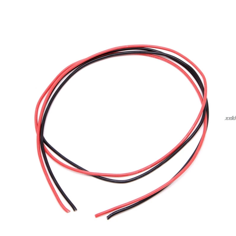 1 комплект 14 AWG силиконовый провод гибкие многожильные медные кабели 2 м