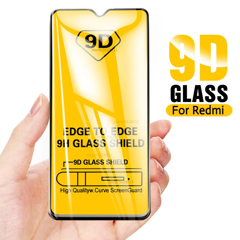 

9D Tempered Glass For Xiaomi mi play cc9 cc9e redmi note 7 K20 pro screen protector Redmi go note7 Redmi7 protective Film glass