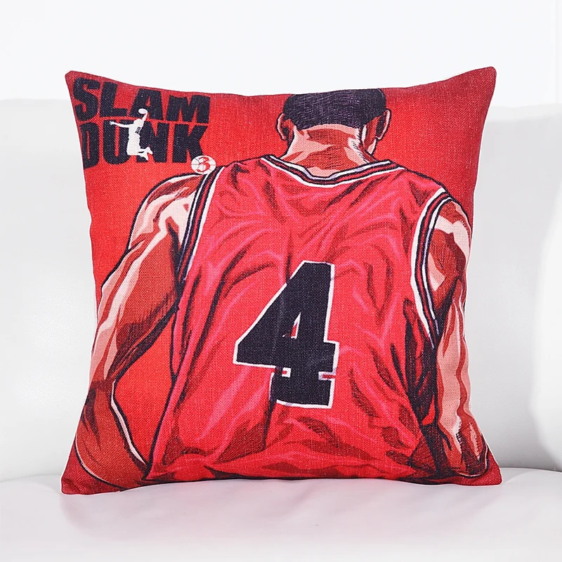 Аниме «Баскетбол» Shohoku 10 ханамичи сакураги Rukawa акаджи, каэде, подушка для дивана кресла тканевые домашние сиденья, декоративная наволочка для подушки, Новинка