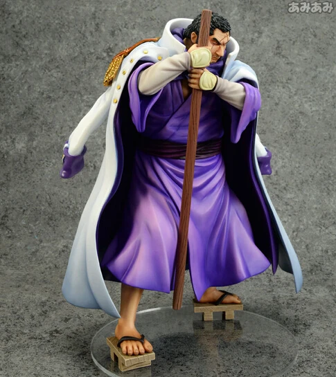 

Volume order newest arrival 5pcs one piece Naval Headquarters Fujitora Isshiou pvc figure toy tall 25cm in hox via EMS.