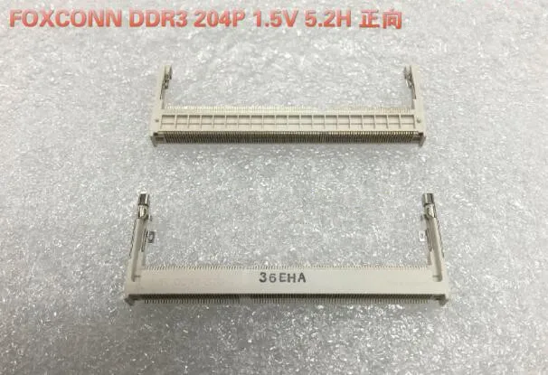 Разъемы Foxconn DDR3 204P 1 5 V 2 H разъемы для гнезда памяти ноутбука 204PIN Forward|Компьютерные